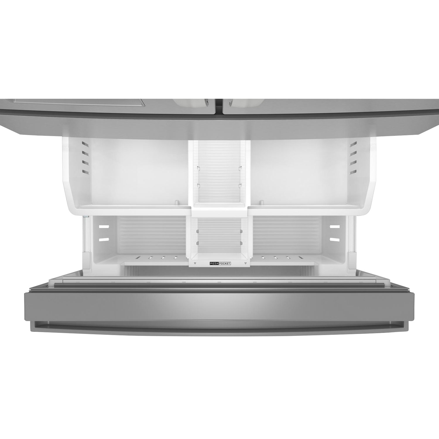 Whirlpool 36" 28.9 Cu Ft French Door Refrigerator w/ Water & Ice Dispenser - Resistant Stainless