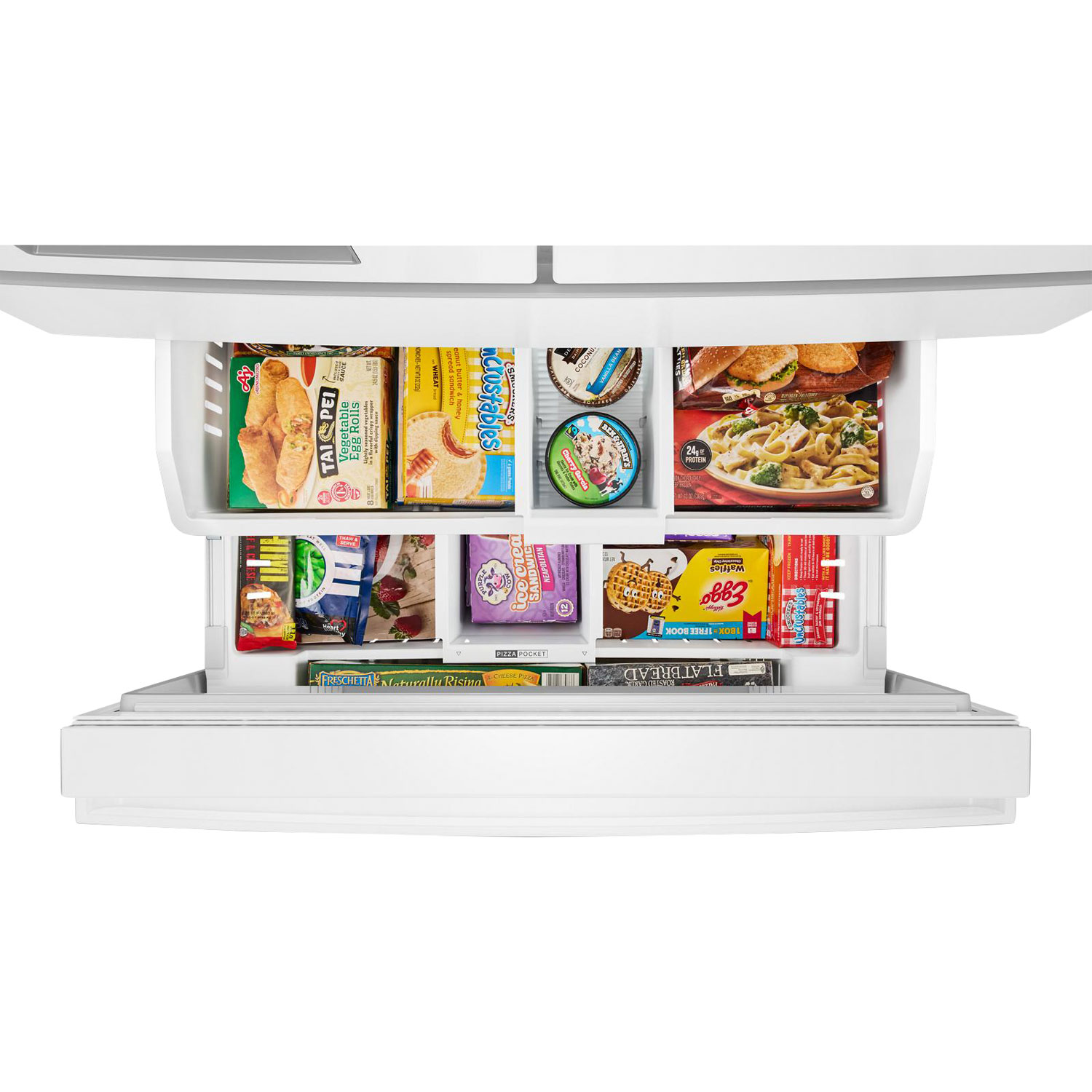 Whirlpool 36" 28.9 Cu. Ft. French Door Refrigerator w/ Water & Ice Dispenser - White