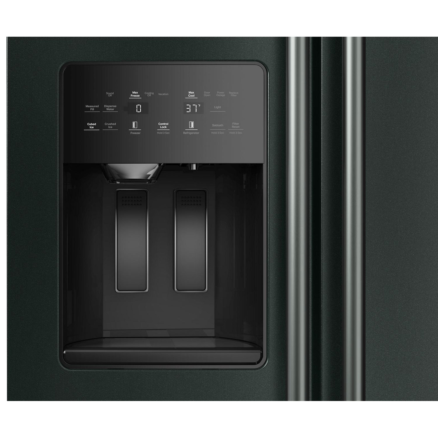 KitchenAid 36" 20.9 Cu. Ft. Side-By-Side Refrigerator w/ Water & Ice Dispenser - Juniper