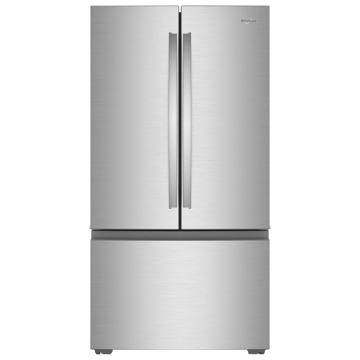 Whirlpool 36" 24.3 Cu Ft French Door Refrigerator w/ Water Dispenser - Fingerprint-Resistant Stainless