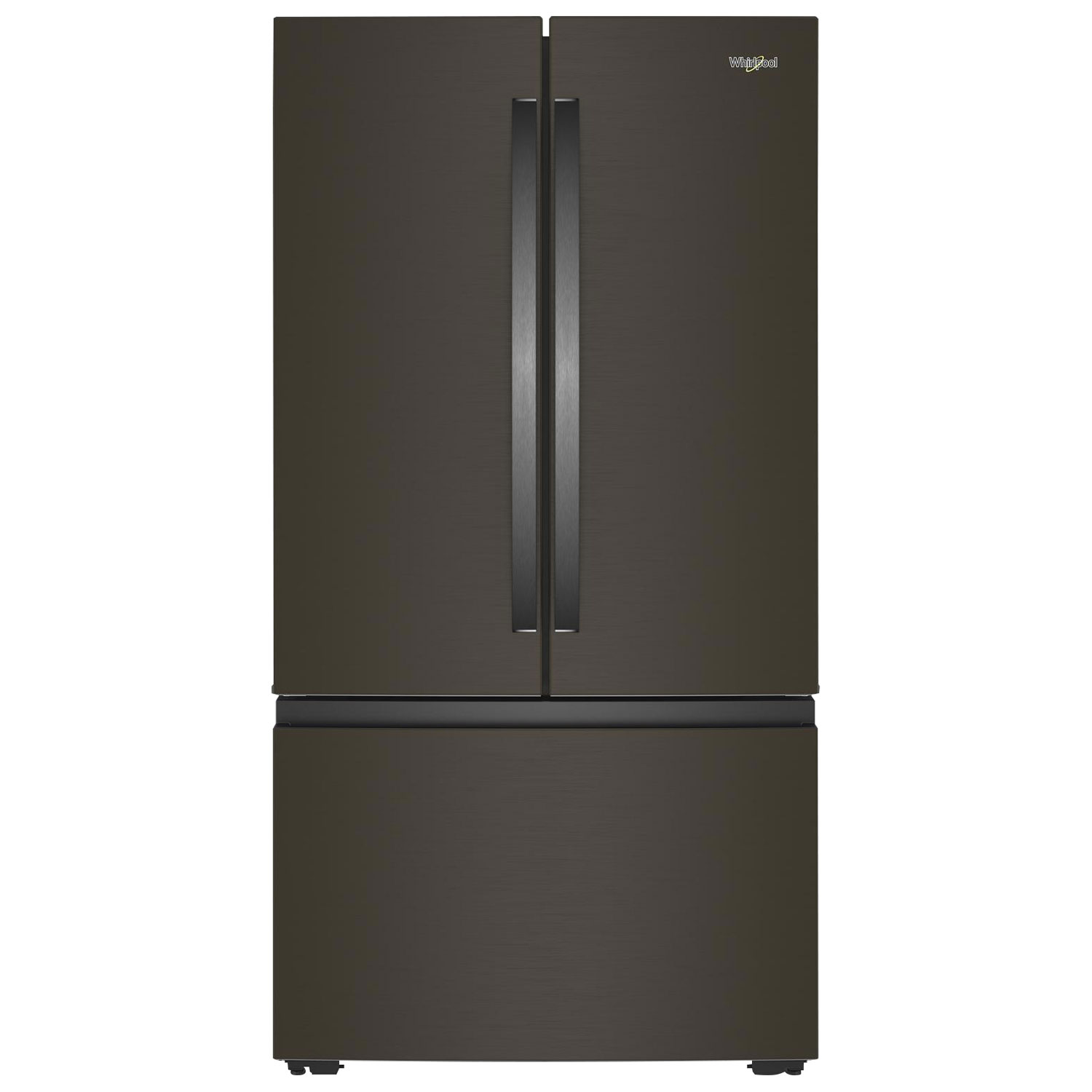 Whirlpool 36" 24.3 Cu Ft French Door Refrigerator w/ Water Dispenser - Black Stainless Finish