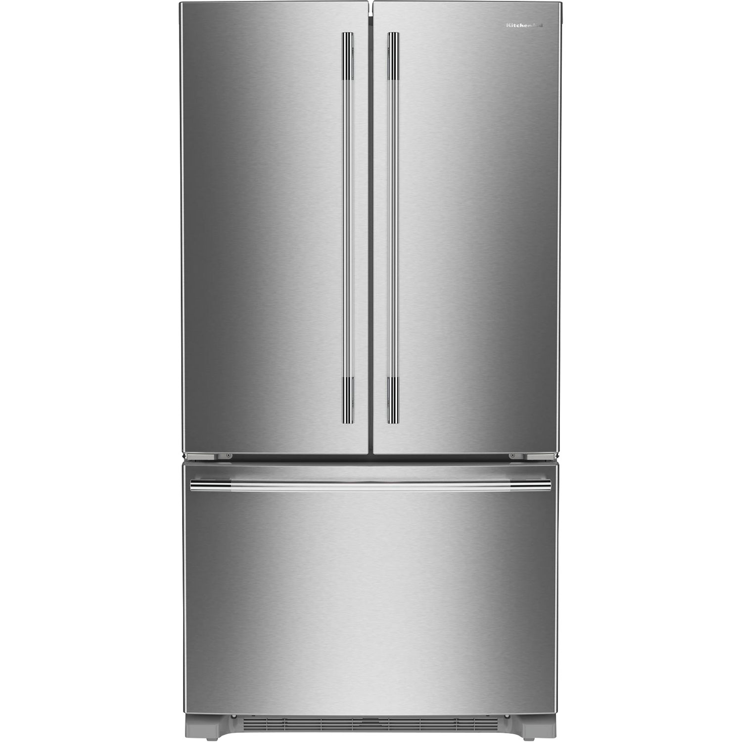 Réfrigérateur à deux portes 20 pi³ 36 po avec distributeur d'eau de KitchenAid - Acier inoxydable PrintShield