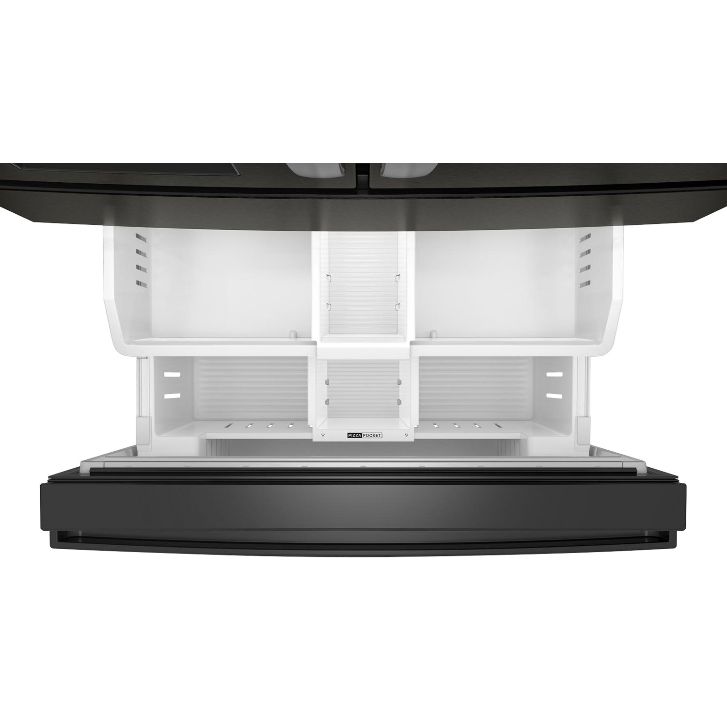 Whirlpool 36" 28.9 Cu. Ft. French Door Refrigerator w/ Water & Ice Dispenser - Print Resist Black SS