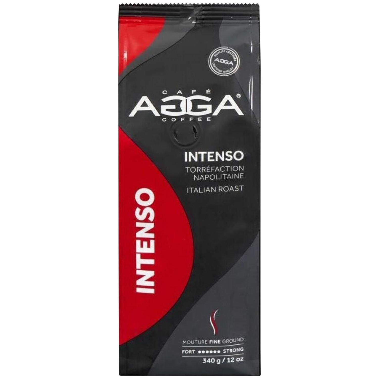 Agga Intenso Italian Dark Roast Filter Ground Coffee - 12oz