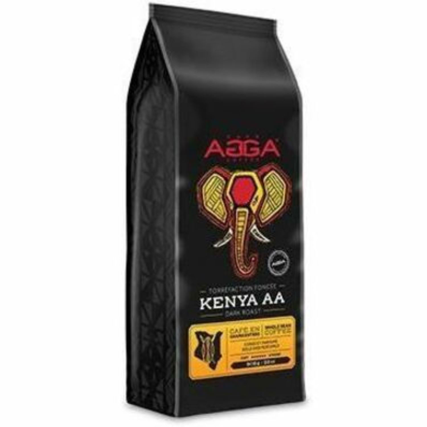 Agga Kenya AA Dark Roast Coffee Whole Beans - 32oz