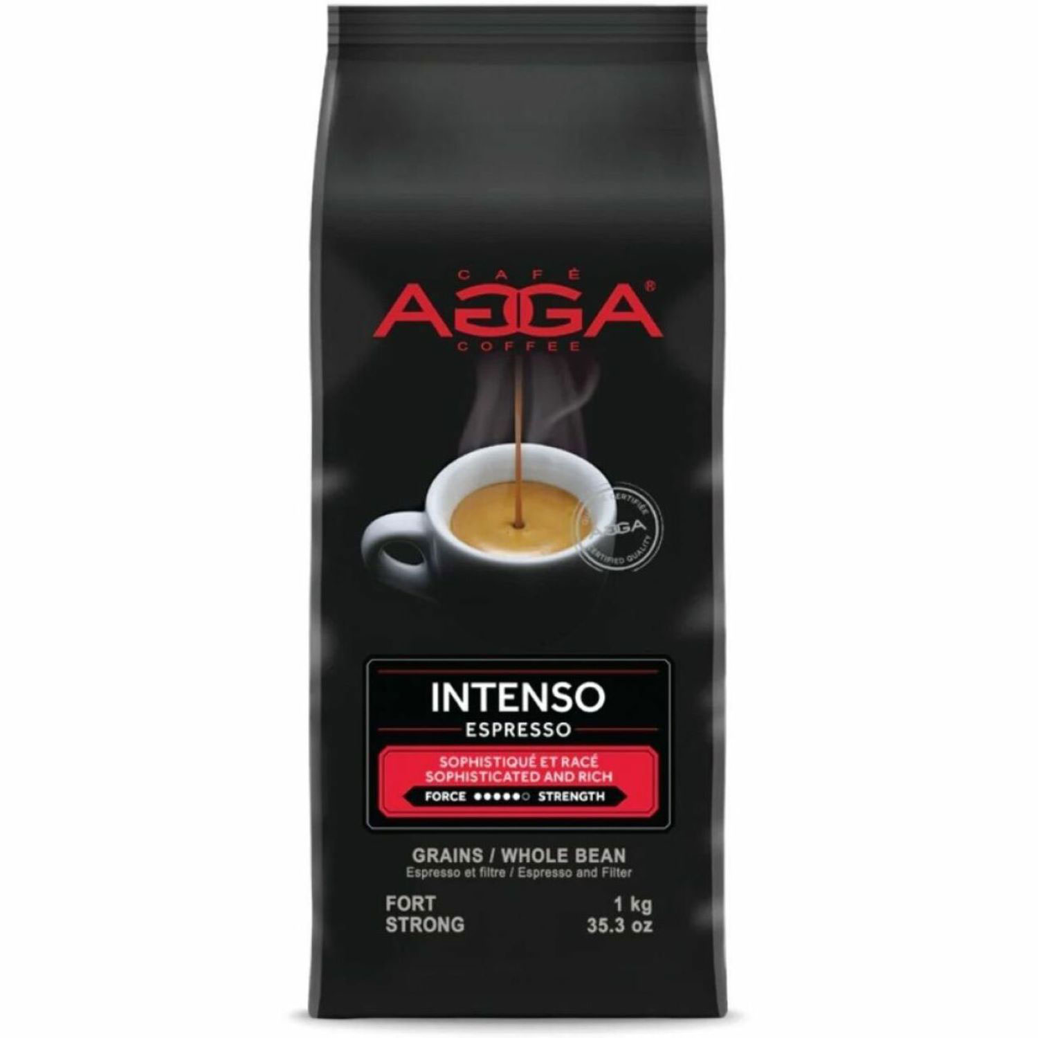 Agga Intenso Espresso Dark Roast Whole Beans - 35.3oz