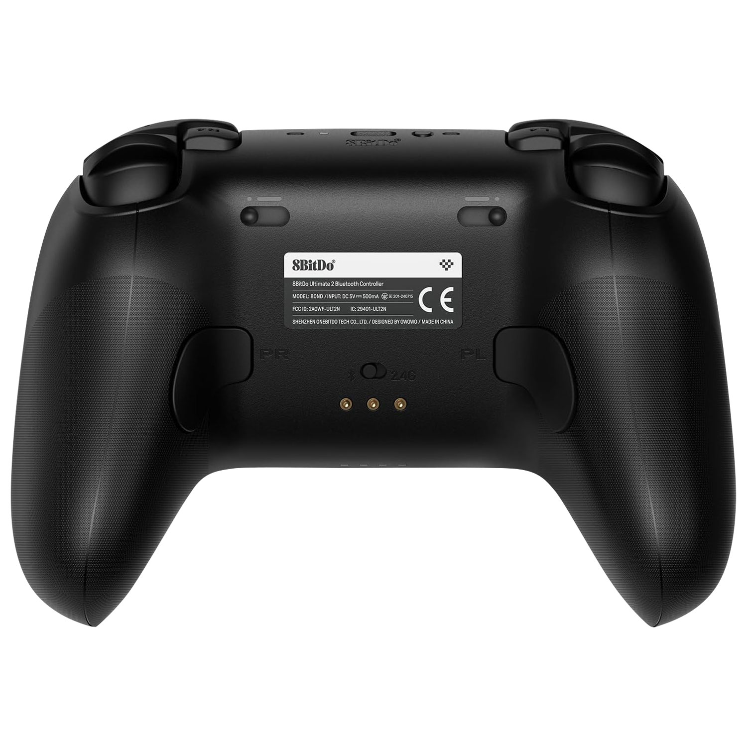 8BitDo Ultimate 2 Bluetooth Controller for Switch/Switch 2/Windows/Android/iOS - Black