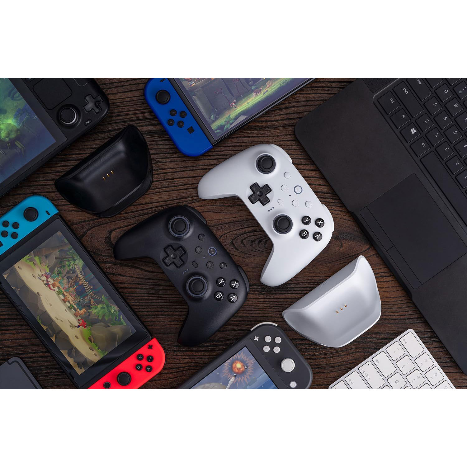 8BitDo Ultimate 2 Bluetooth Controller for Switch/Switch 2/Windows/Android/iOS - Black