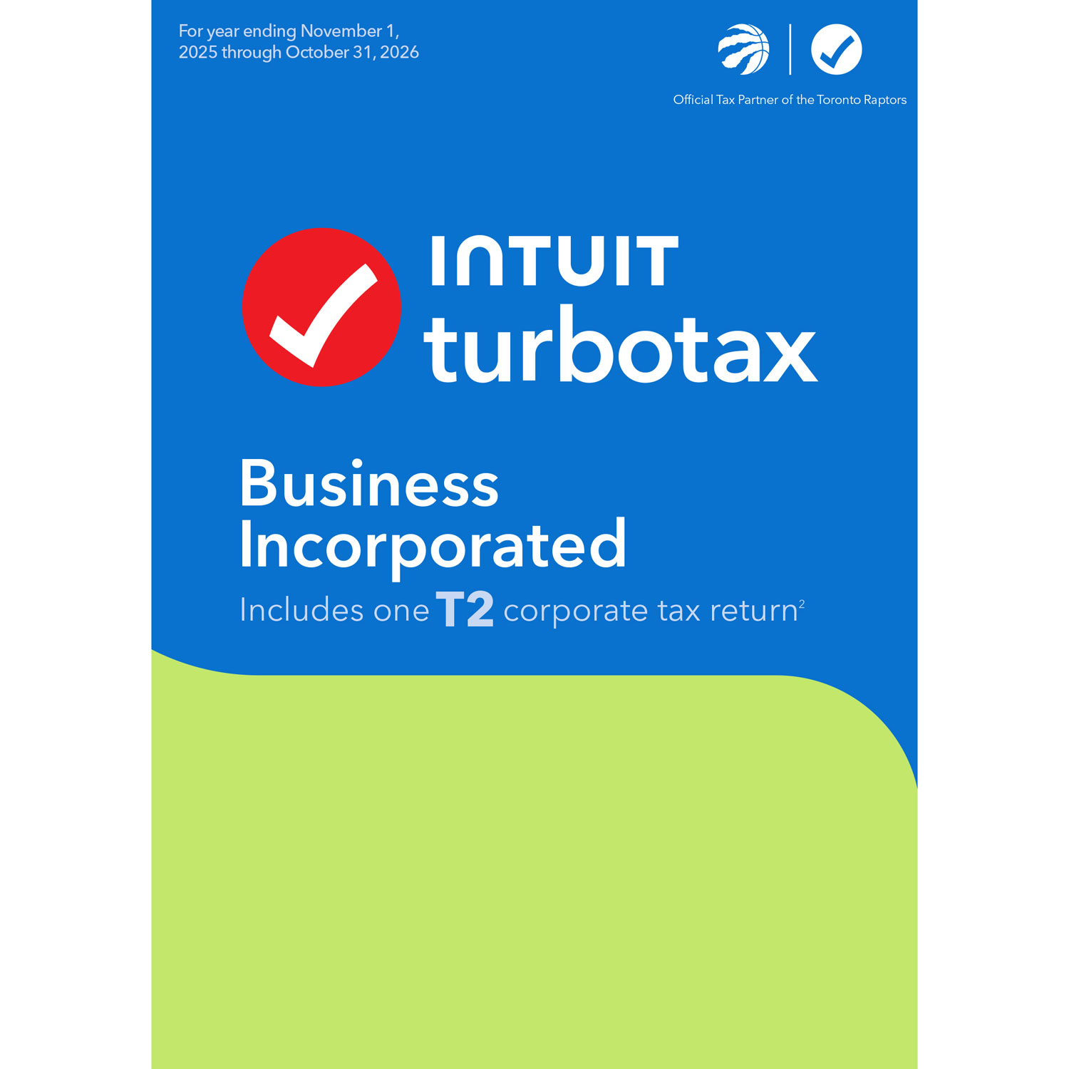 TurboTax Business Incorporated avec Déclaration de revenus des sociétés T2 2025 - 1 utilisateur - 1 déclaration - Anglais