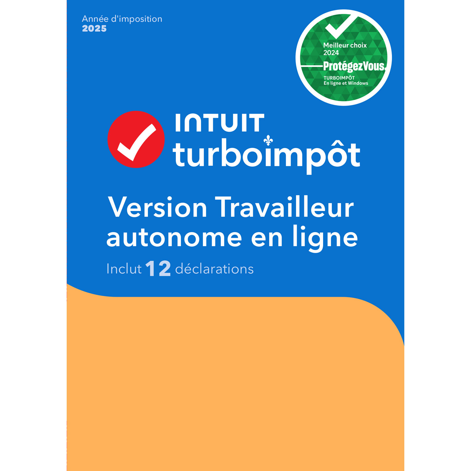 TurboTax Self-Employed Online Edition 2025 - 1 utilisateur - 12 déclarations