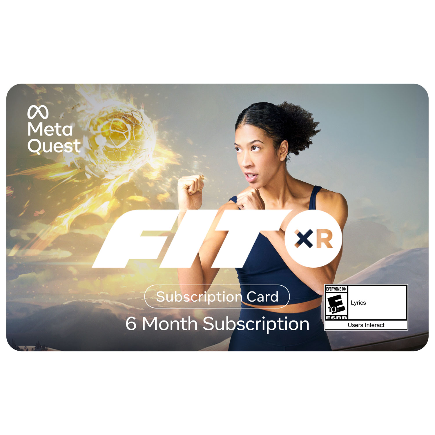 Meta Quest Gift Card - FitXR 6 Month Subscription - Digital Download