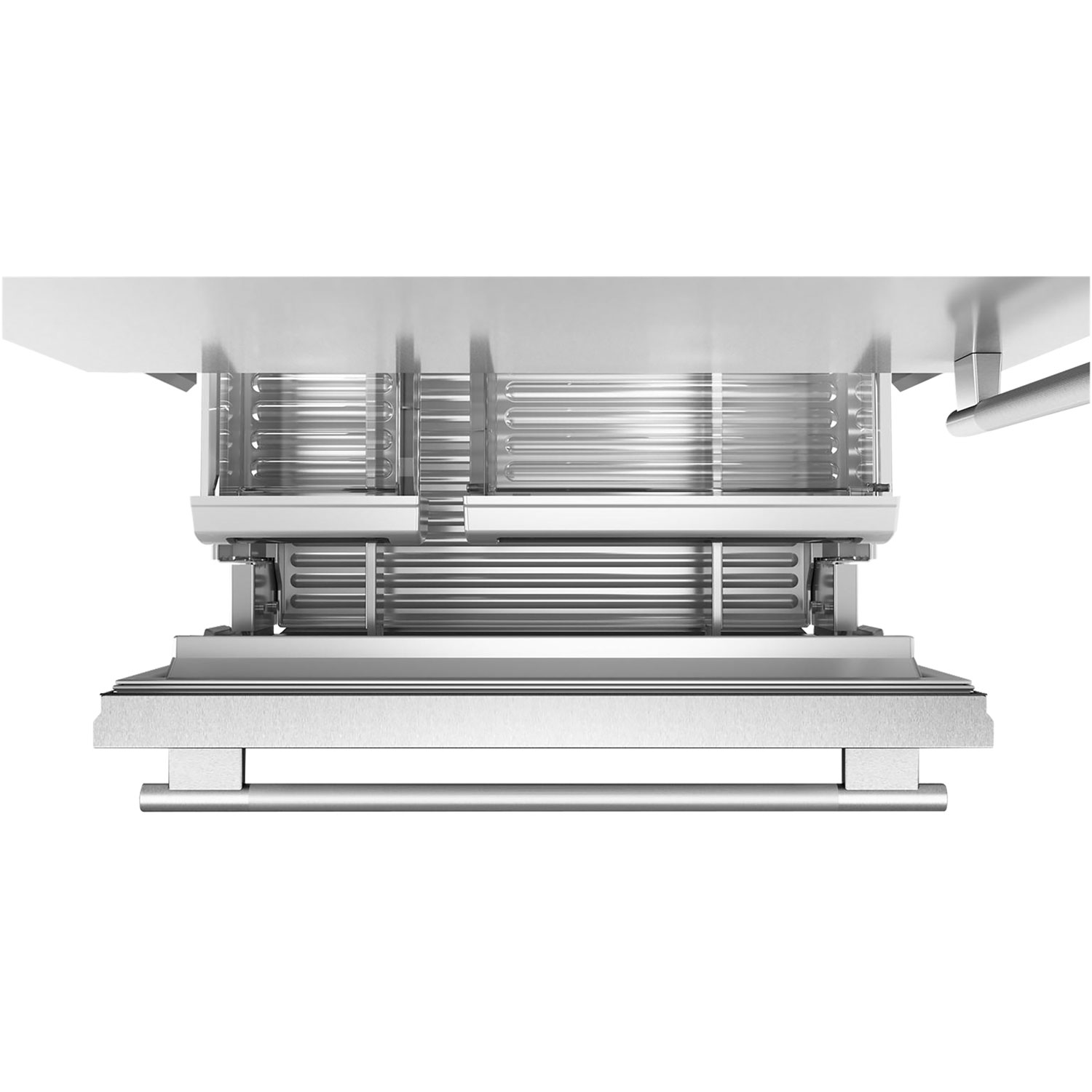 Réfrigérateur à congélateur inférieur 20,8 pi³ 36 po de KitchenAid - Acier inoxydable avec fini PrintShield