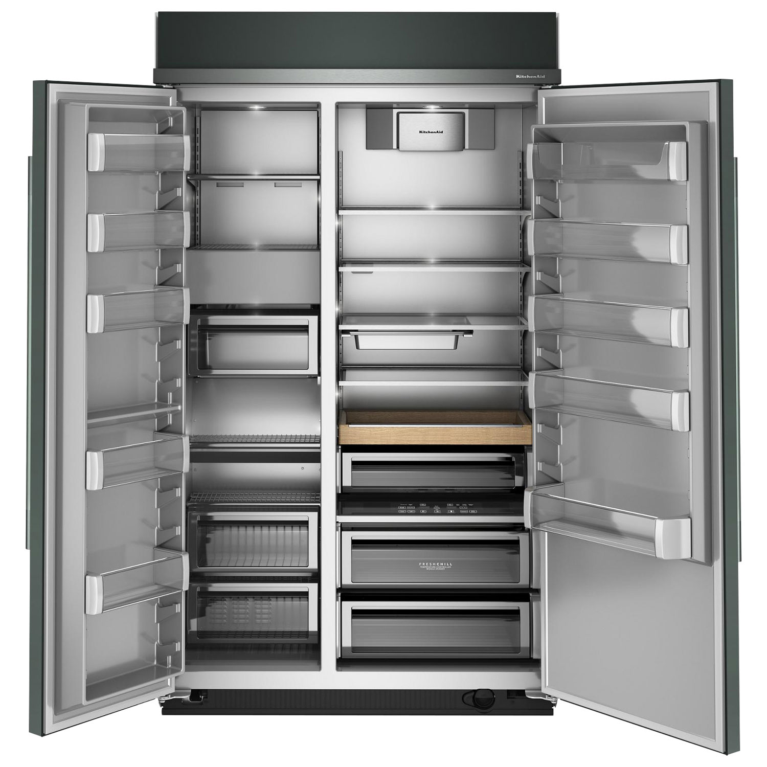 Réfrigérateur à congélateur juxtaposé 30 pi³ 48 po de KitchenAid - Genévrier