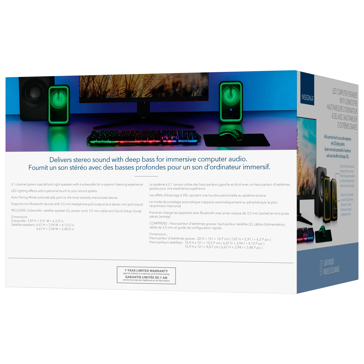 Insignia 2.1 Computer Speaker System - Only at Best Buy