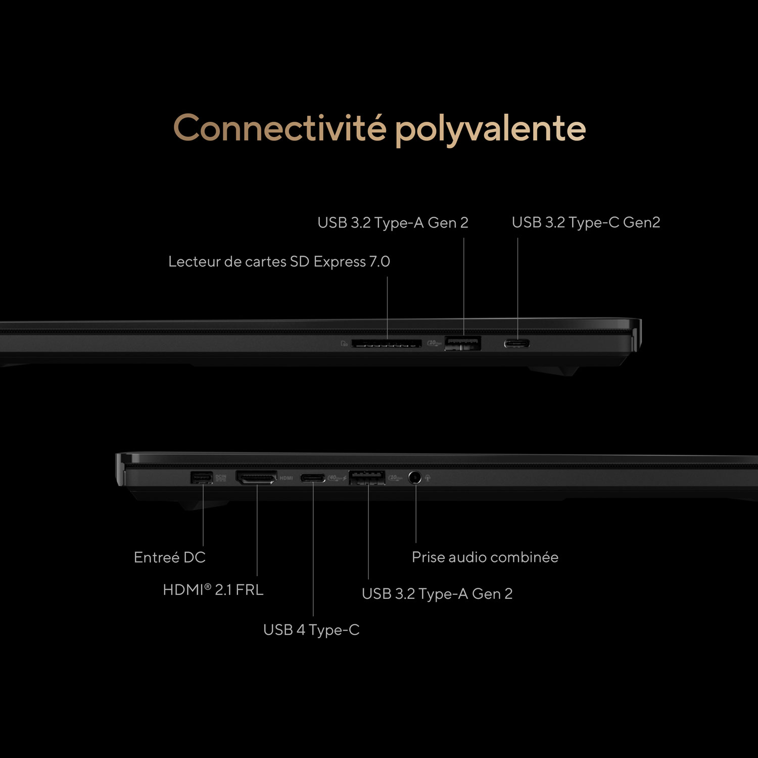 Portable à écran tactile ProArt P16 de 16 po d'ASUS - Noir nano