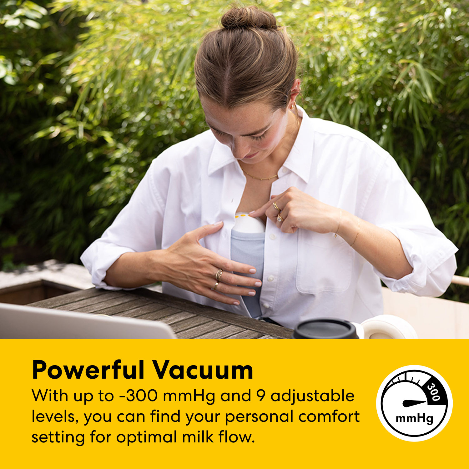 Tire-lait électrique portable Motion InBra de Medela