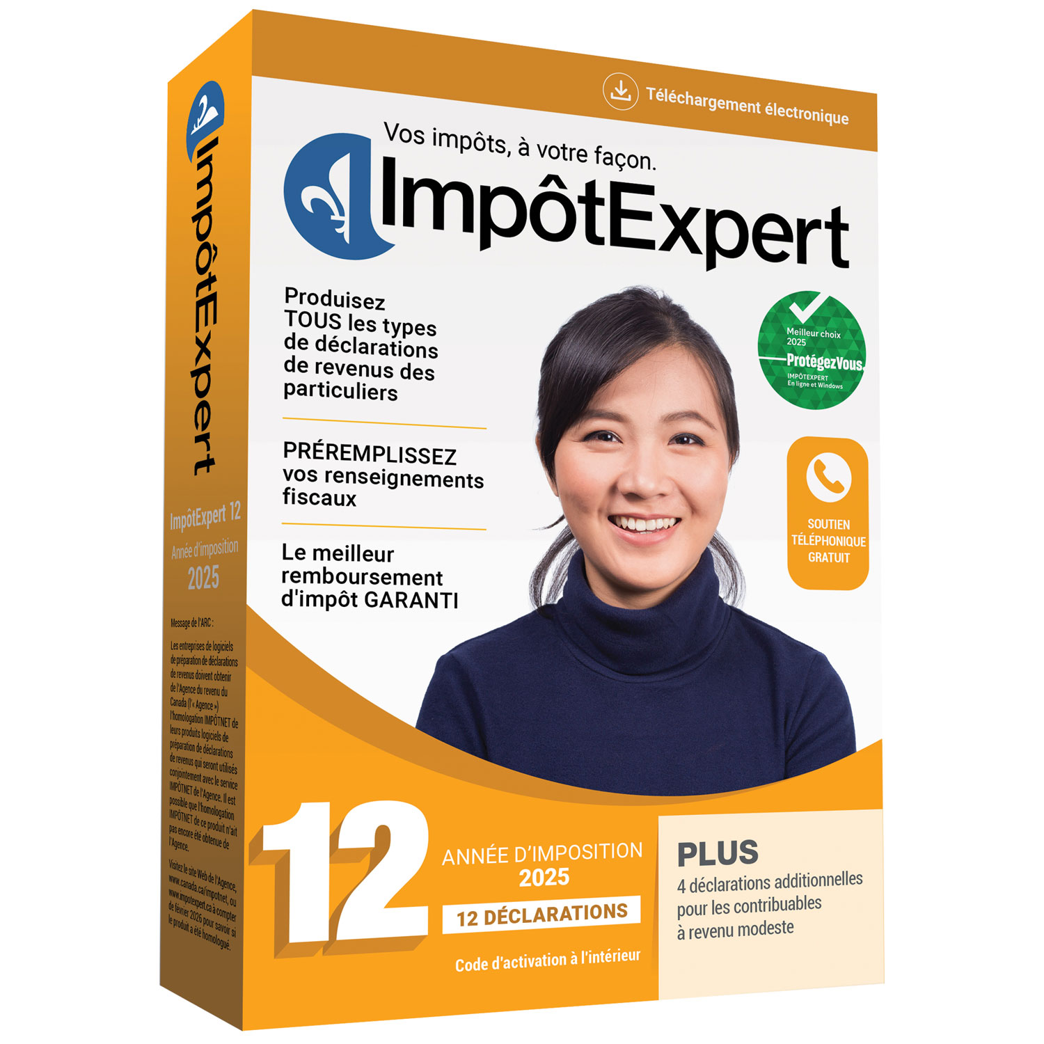 ImpôtExpert année d'imposition 2025 - 12 déclarations