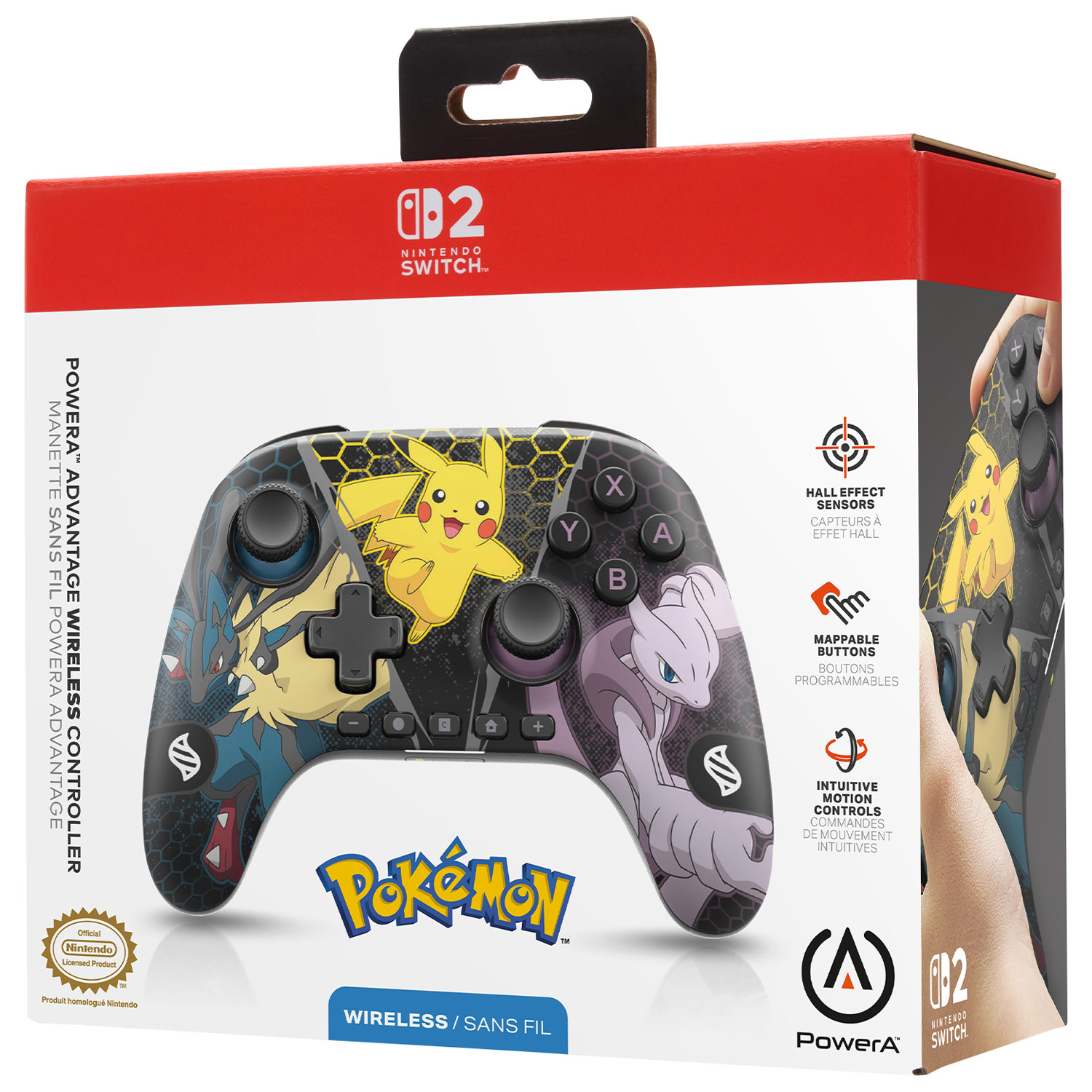 PowerA Advantage Wireless Controller for Switch 2 - Pokémon Mega Evolutions