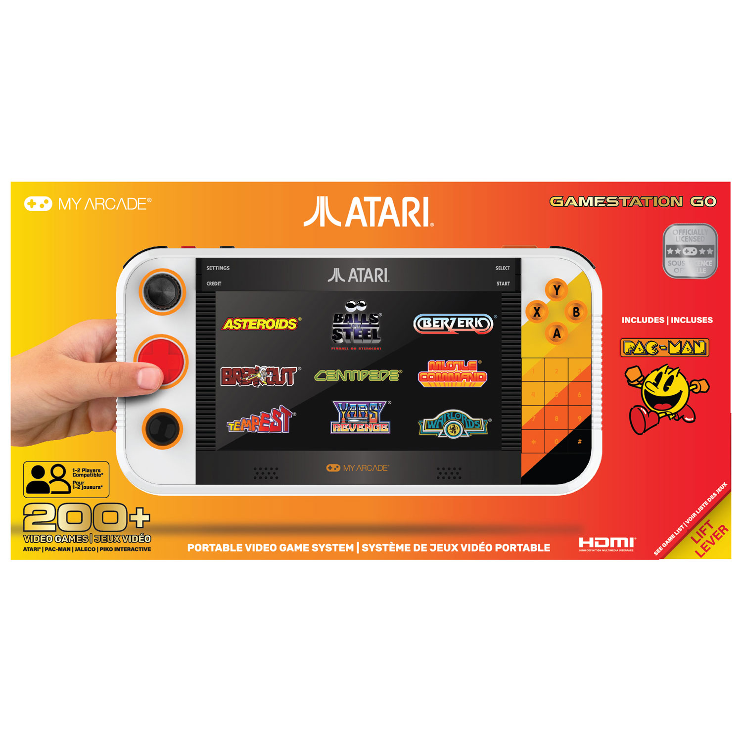 Console de jeu portative Gamestation Go d'Atari