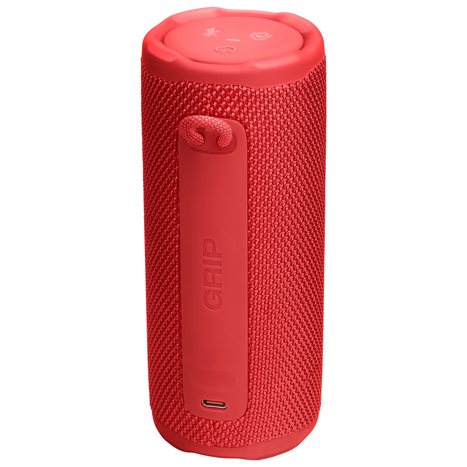 Haut-parleur sans fil Bluetooth résistant aux éclaboussures Grip de JBL - Rouge