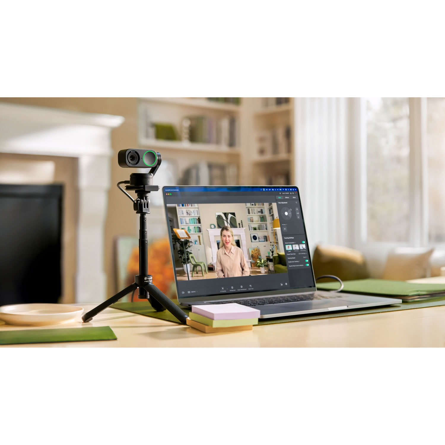 Caméra Web 4K Link 2 d'Insta360 - Noir