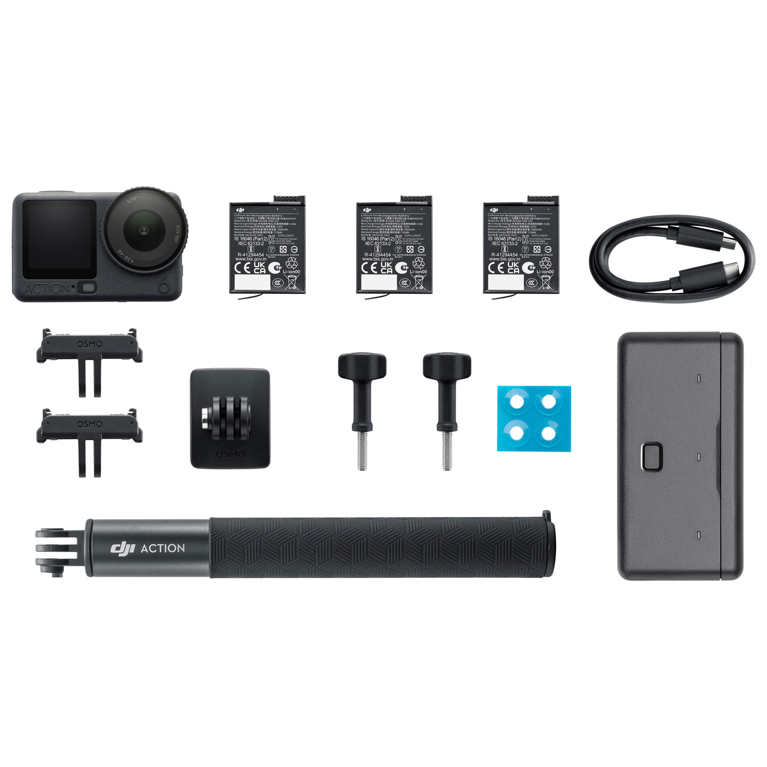 Caméra d'action 4K Osmo Action 6 Pro Adventure Combo de DJI