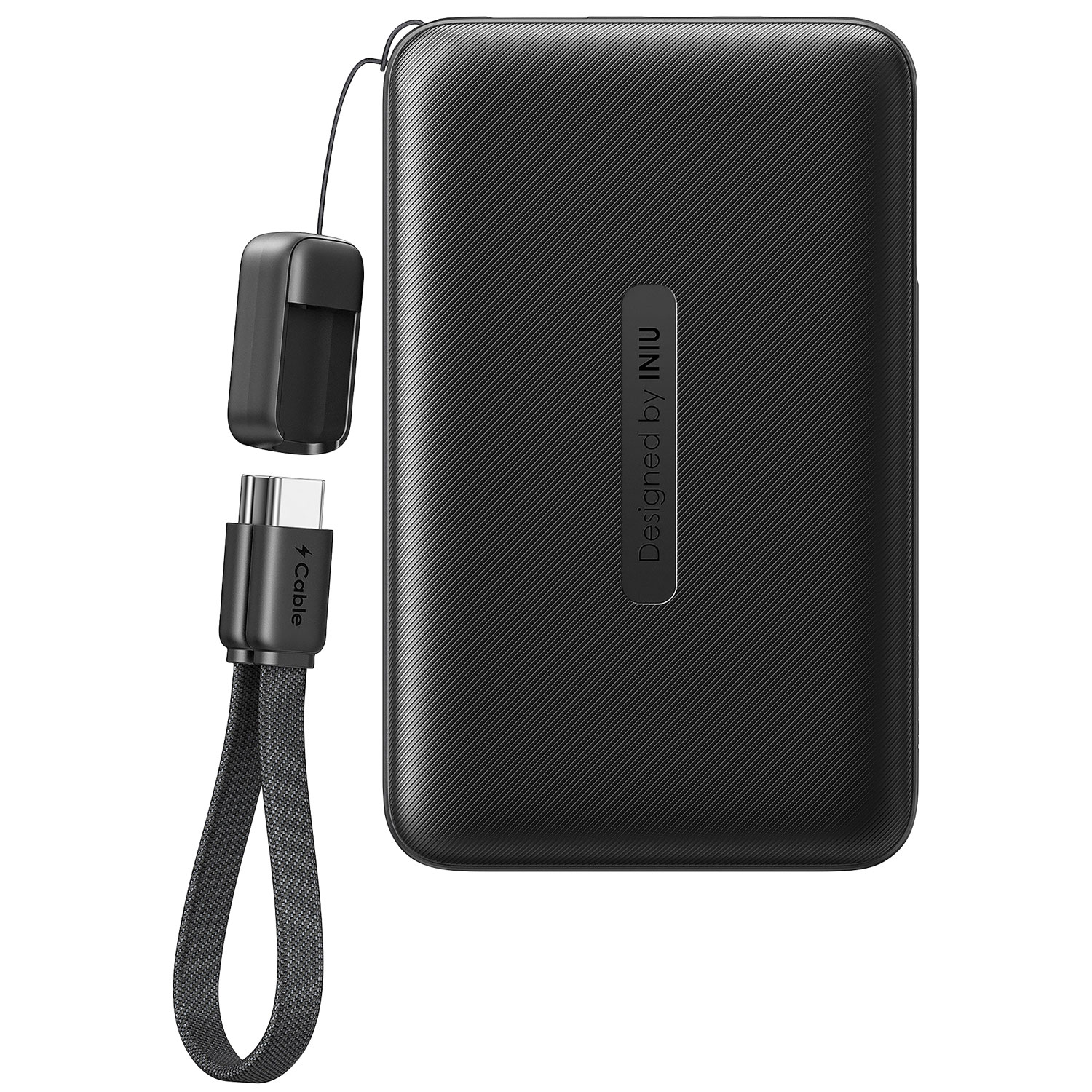 Chargeur portable compact USB-C/USB-A 22,5 W 10000 mAh Neo d'INIU - Noir