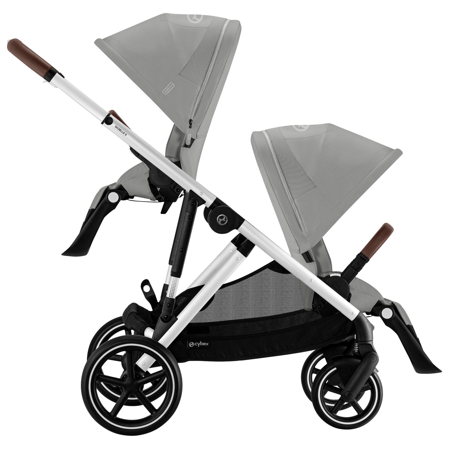 Poussette convertible pleine grandeur Gazelle S de Cybex - Gris pierre