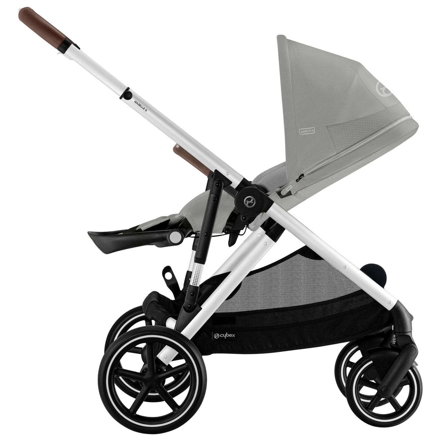 Poussette convertible pleine grandeur Gazelle S de Cybex - Gris pierre