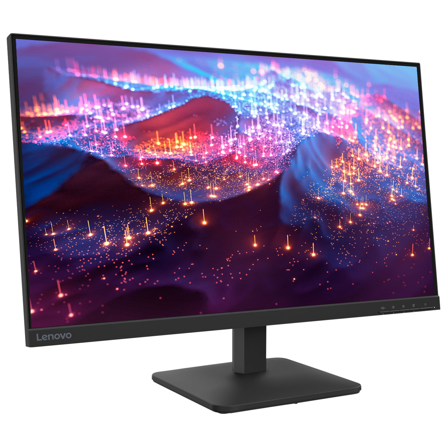Moniteur DEL IPS GàG 6 ms 100 Hz de 27 po de Lenovo - Noir corbeau