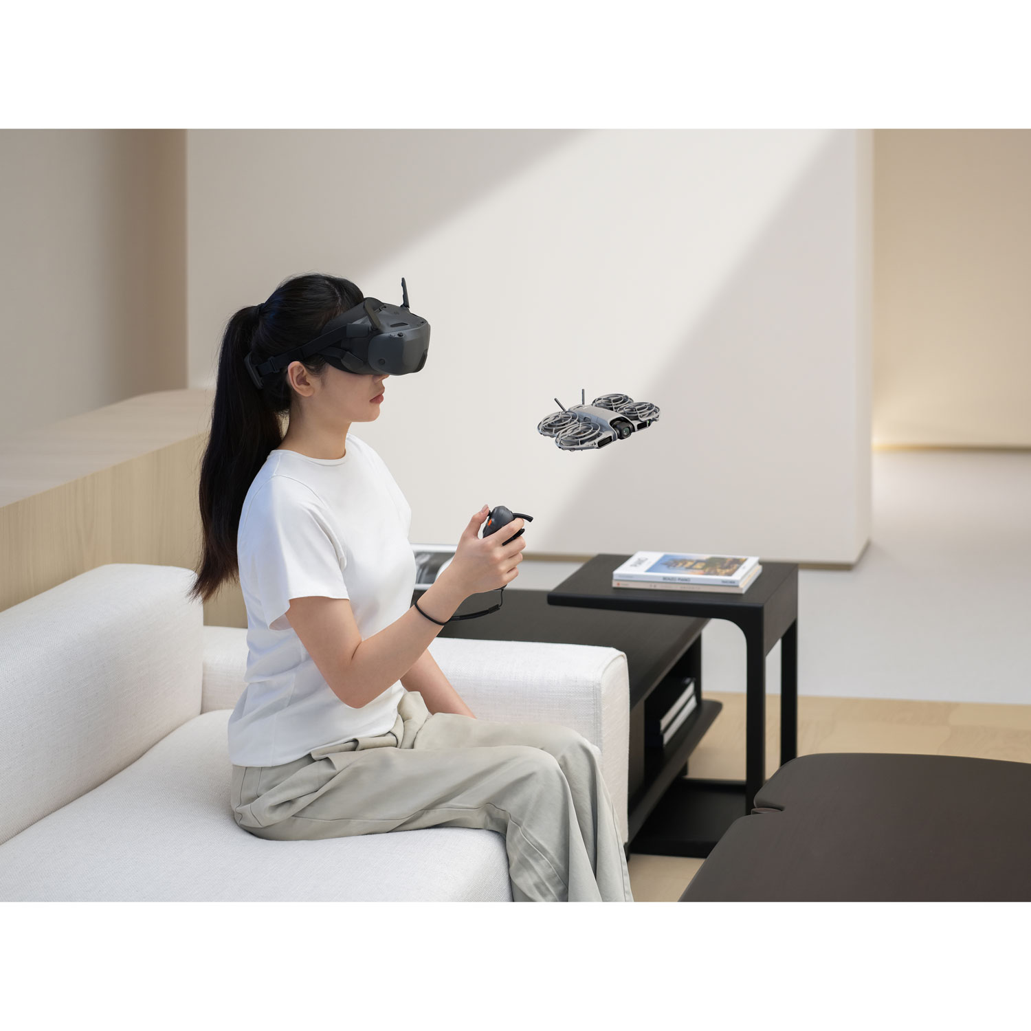 DJI Neo 2 Quadcopter Drone Motion Fly More Combo with Camera, Motion Controller & Goggles N3