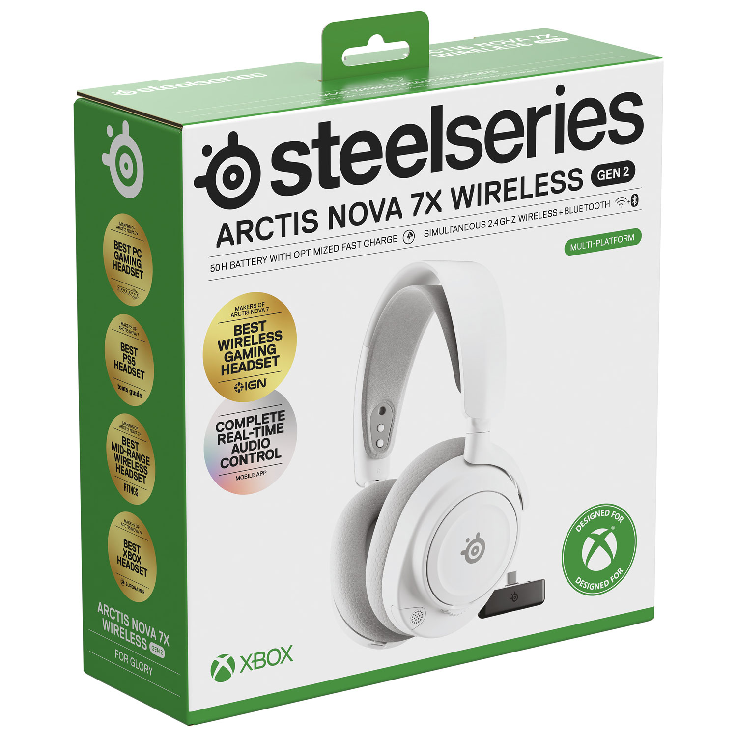 SteelSeries Arctis Nova 7X Wireless Gaming Headset - White