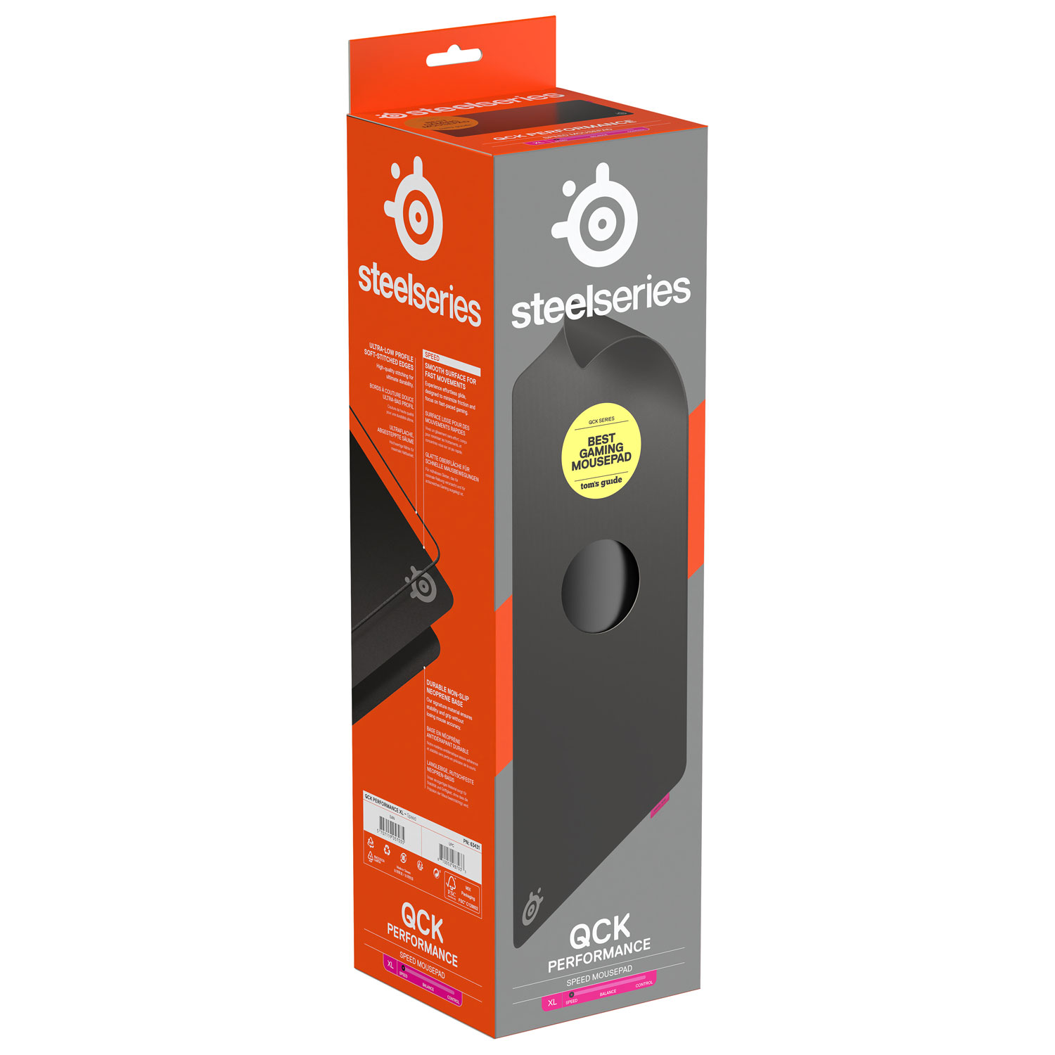 SteelSeries QcK Performance Speed Gaming Mouse Pad - XL - Black