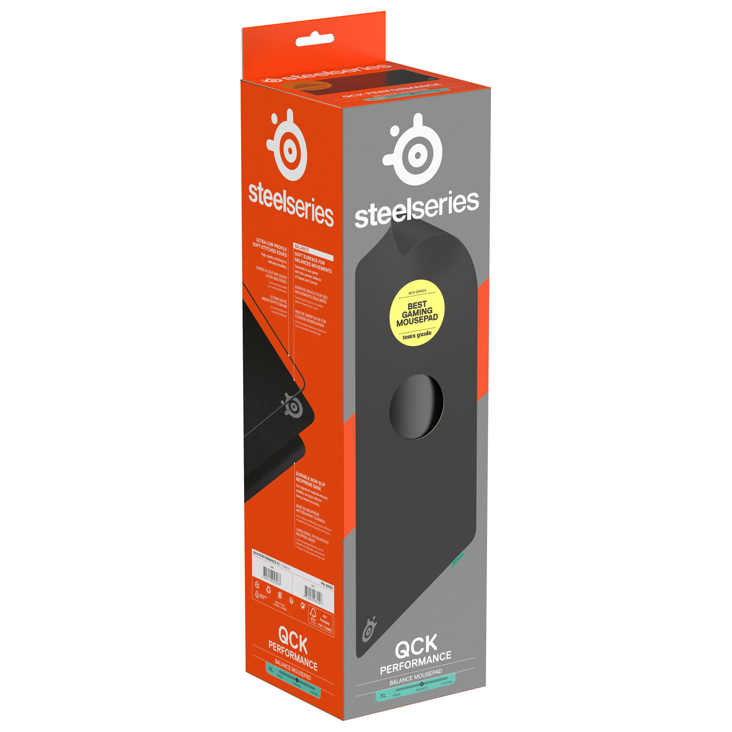 SteelSeries QcK Performance Balance Gaming Mouse Pad - XL - Black