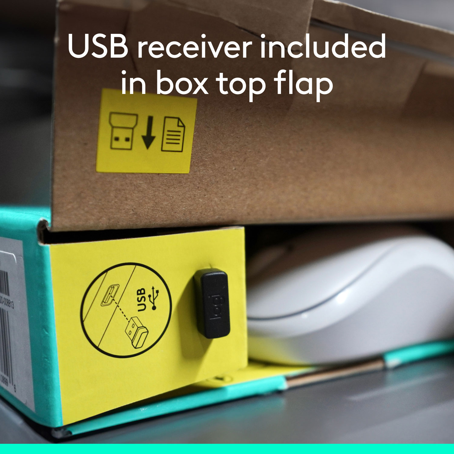 Logitech MK270 Wireless Keyboard & Mouse Combo - White - English