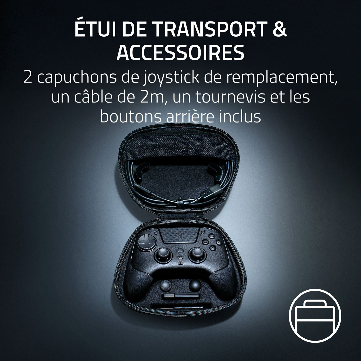 Manette sans fil Raiju V3 Pro de Razer pour PS5/PC - Noir