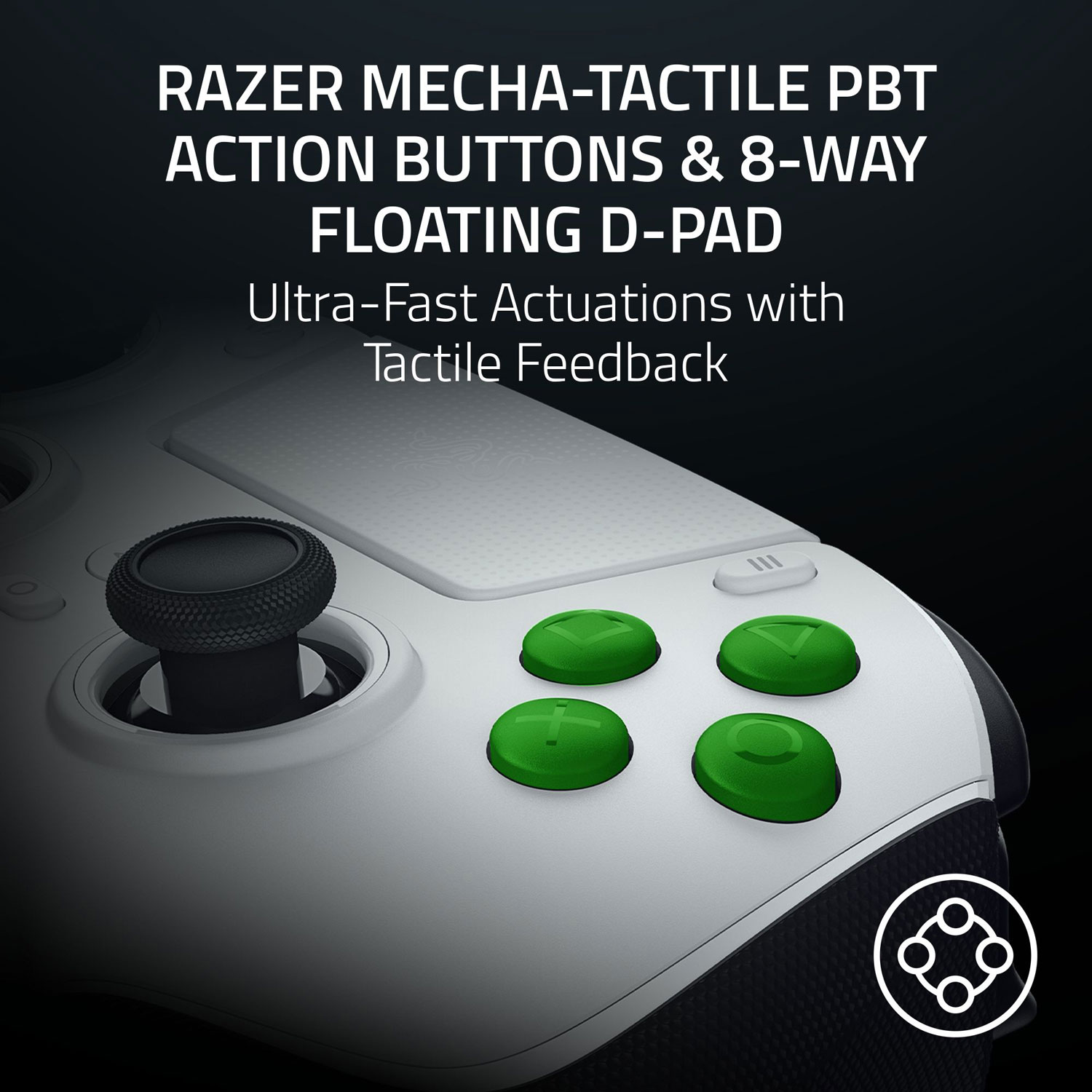 Manette sans fil Raiju V3 Pro de Razer pour PS5/PC - Blanc