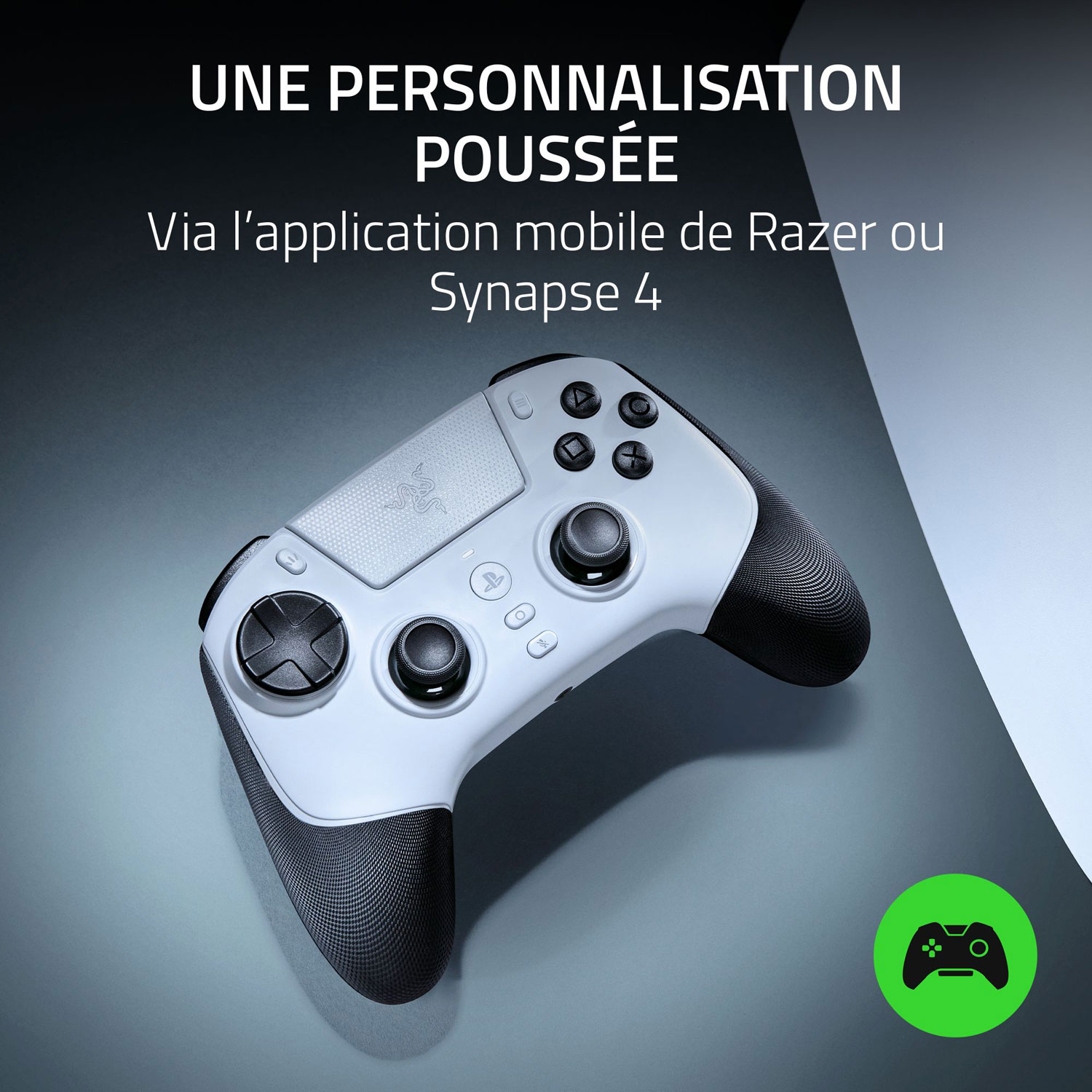 Manette sans fil Raiju V3 Pro de Razer pour PS5/PC - Blanc