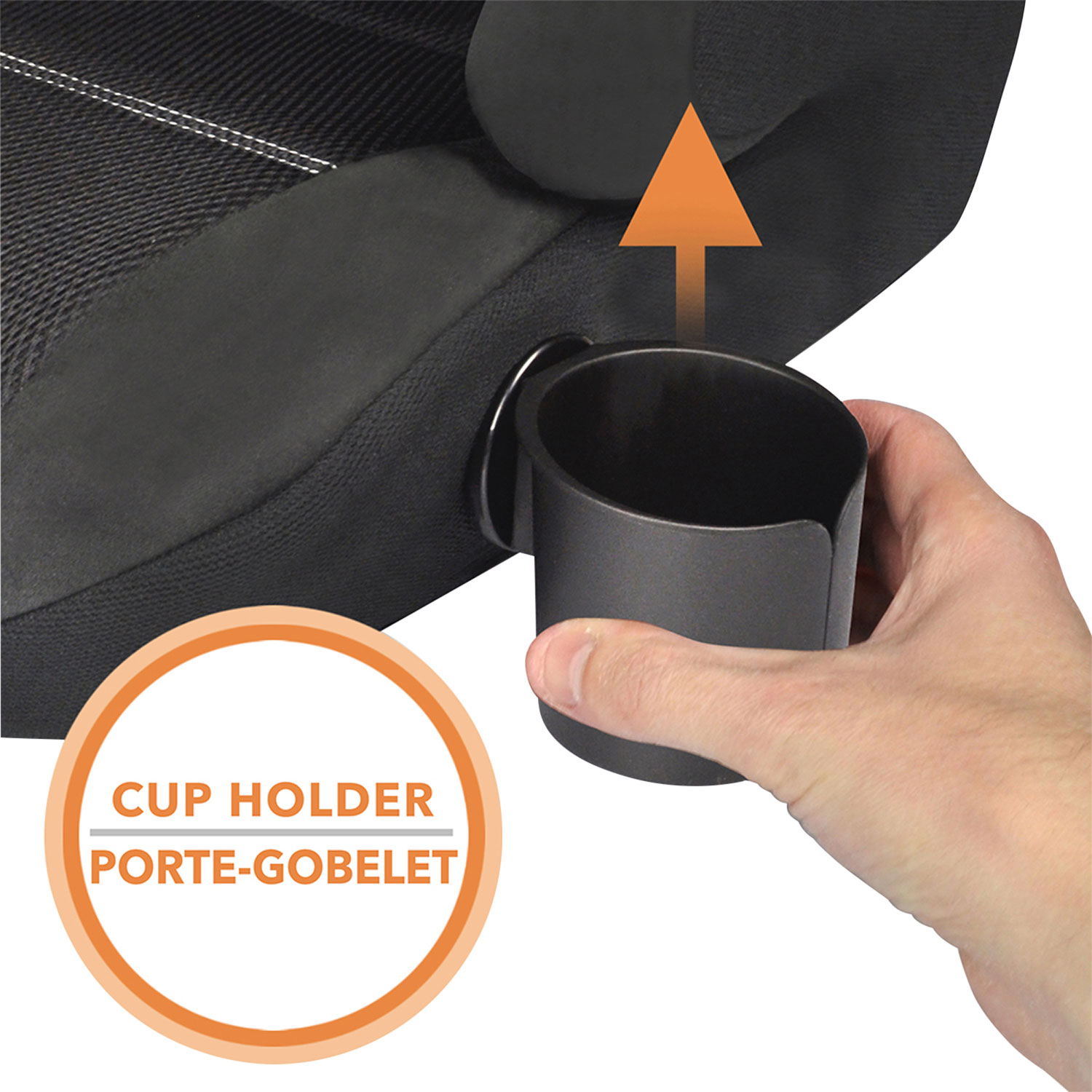 Siège rehausseur sans dossier Youth Booster Elite de Harmony - Noir - Ensemble de 2