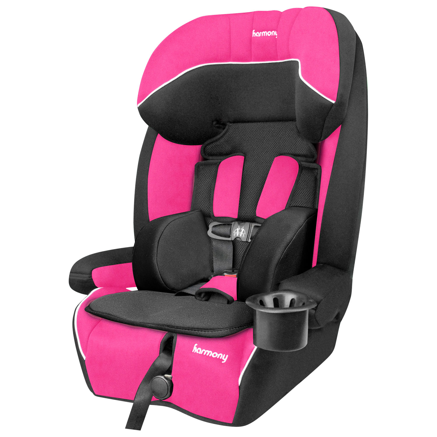 Siège d'auto de luxe 3-en-1 Defender MAX SIP 360 de Harmony - Rose