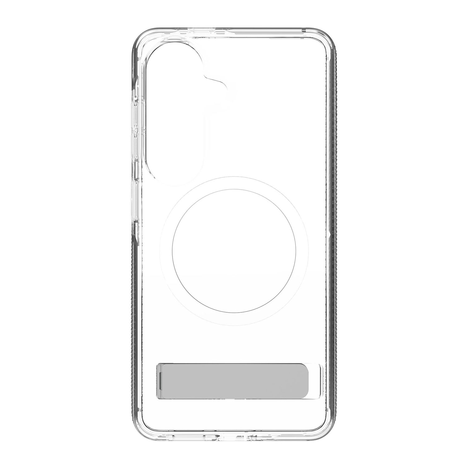 ZAGG Crystal Palace Snap Fitted Hard Shell Case with Magnet & Kickstand for Galaxy S26 - Clear