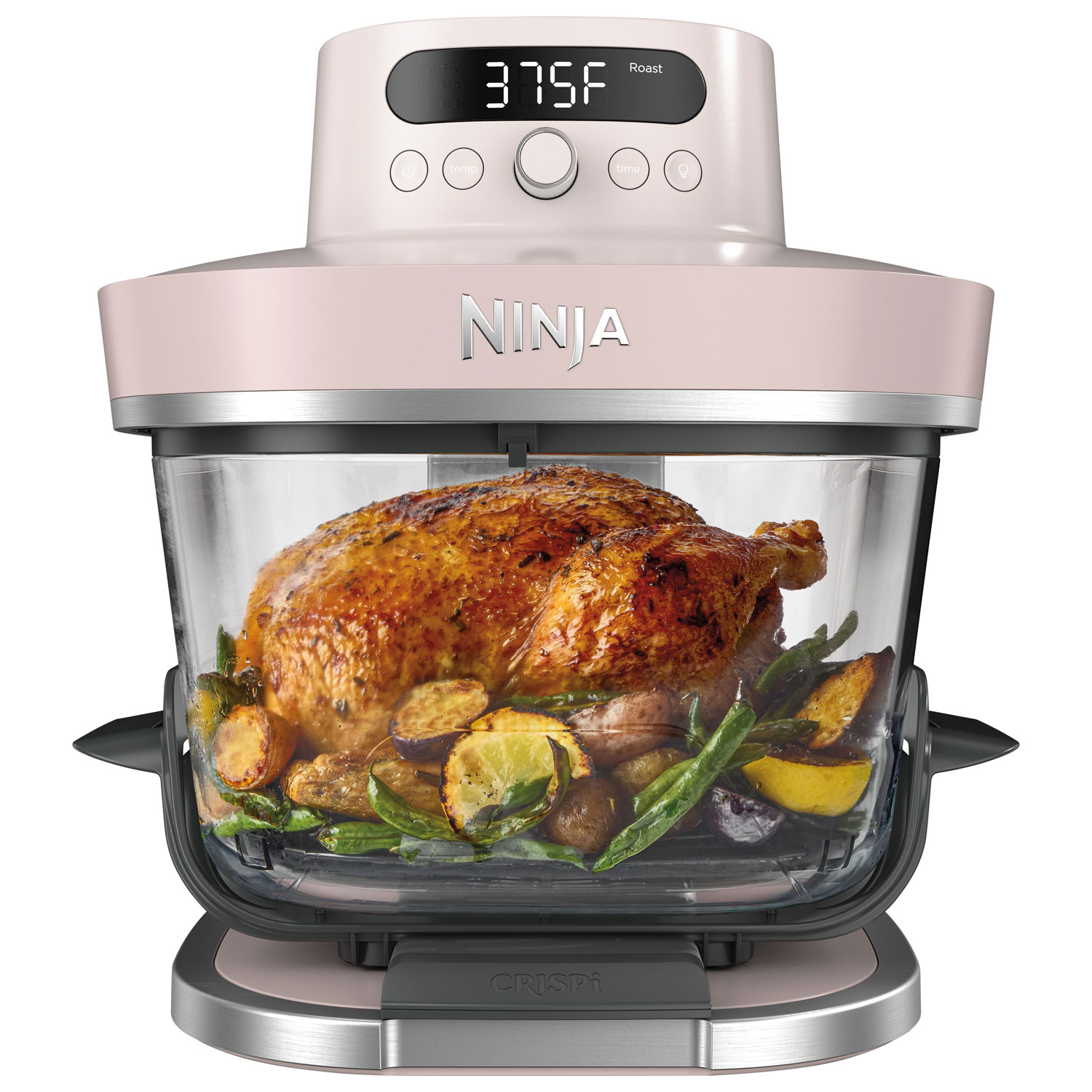Ninja Crispi Pro 6-in-1 Countertop Glass Air Fryer - 5.7L (6QT) - Rose Quartz