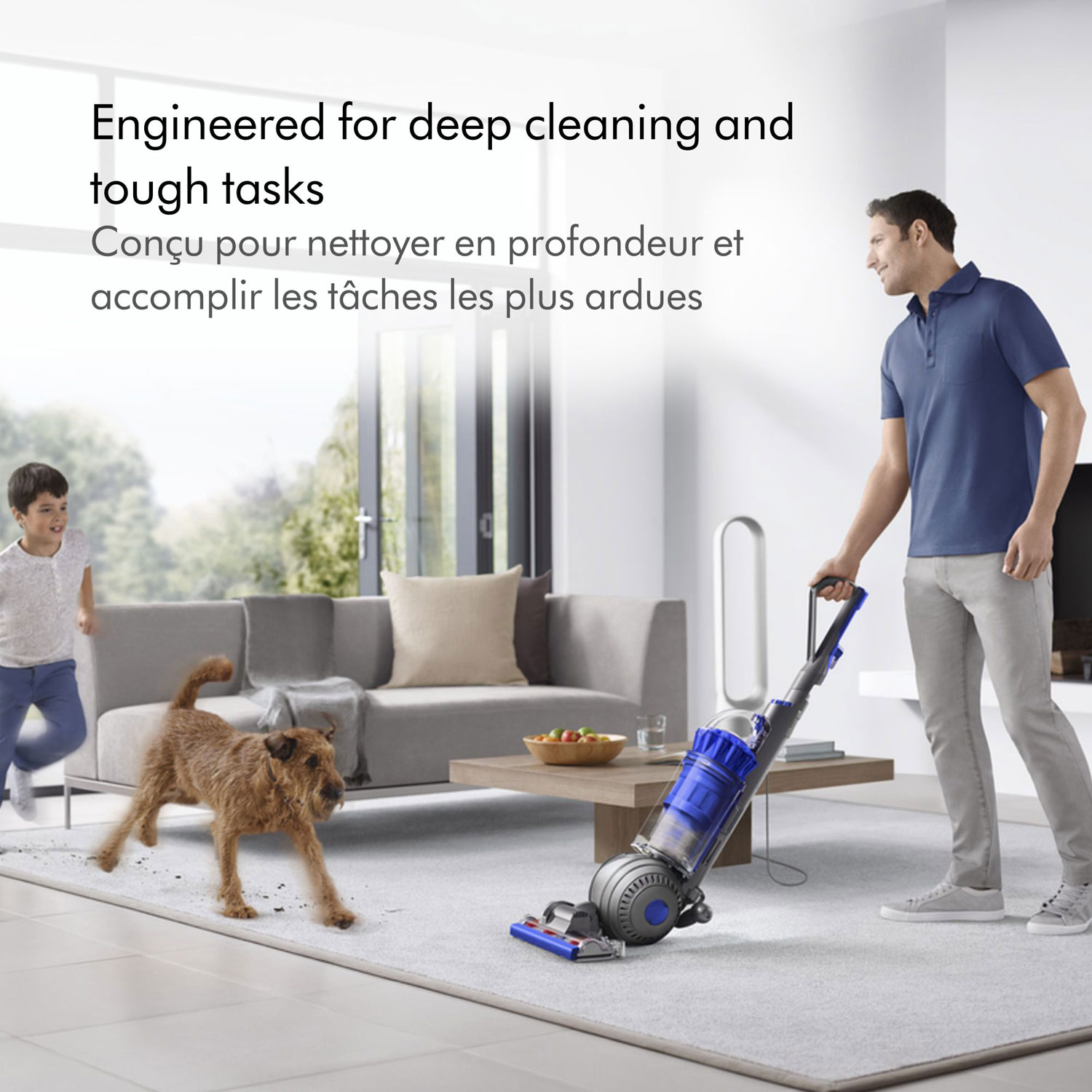 Aspirateur vertical sans sac Ball Animal UP20 de Dyson - Bleu/Bleu moulé