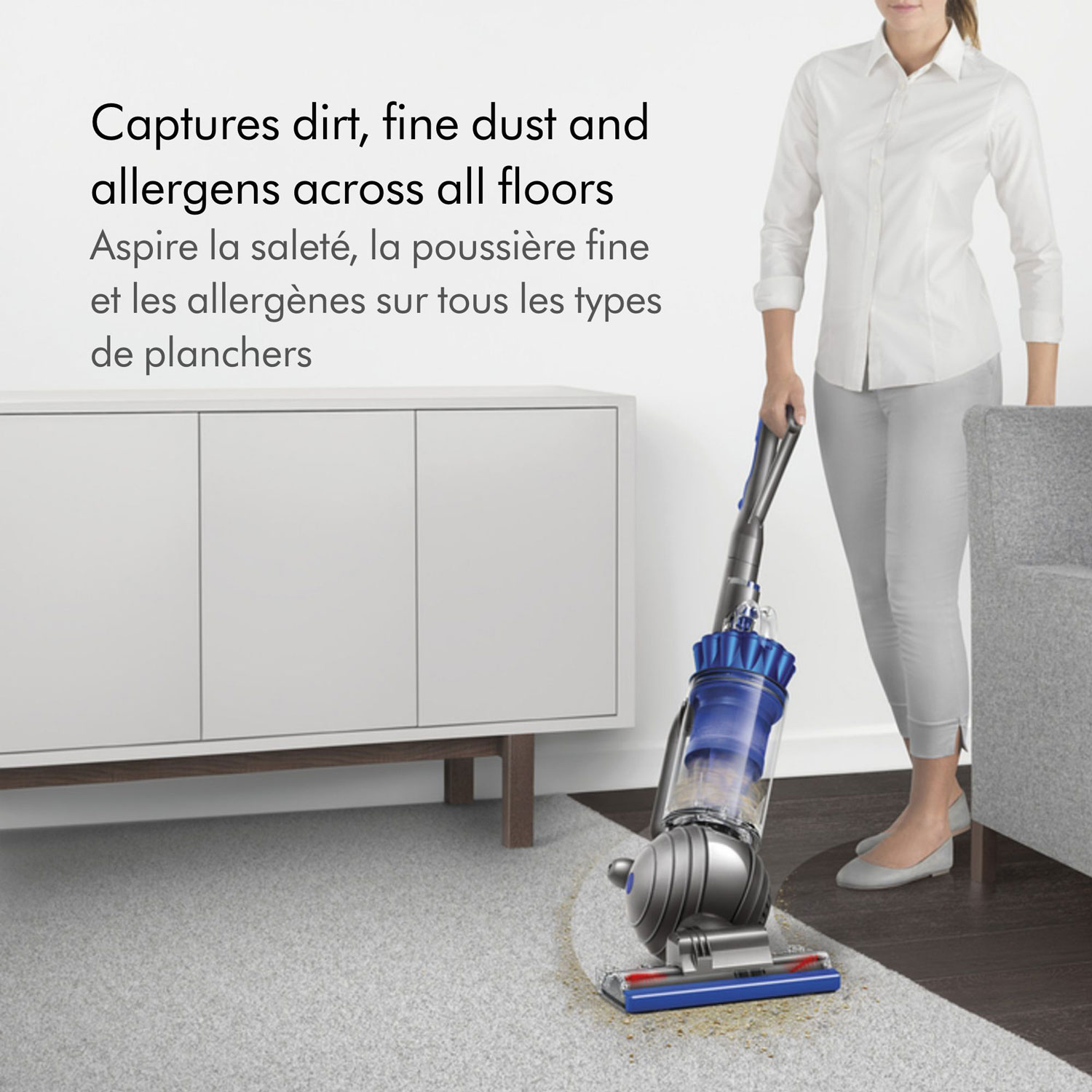 Aspirateur vertical sans sac Ball Animal UP20 de Dyson - Bleu/Bleu moulé