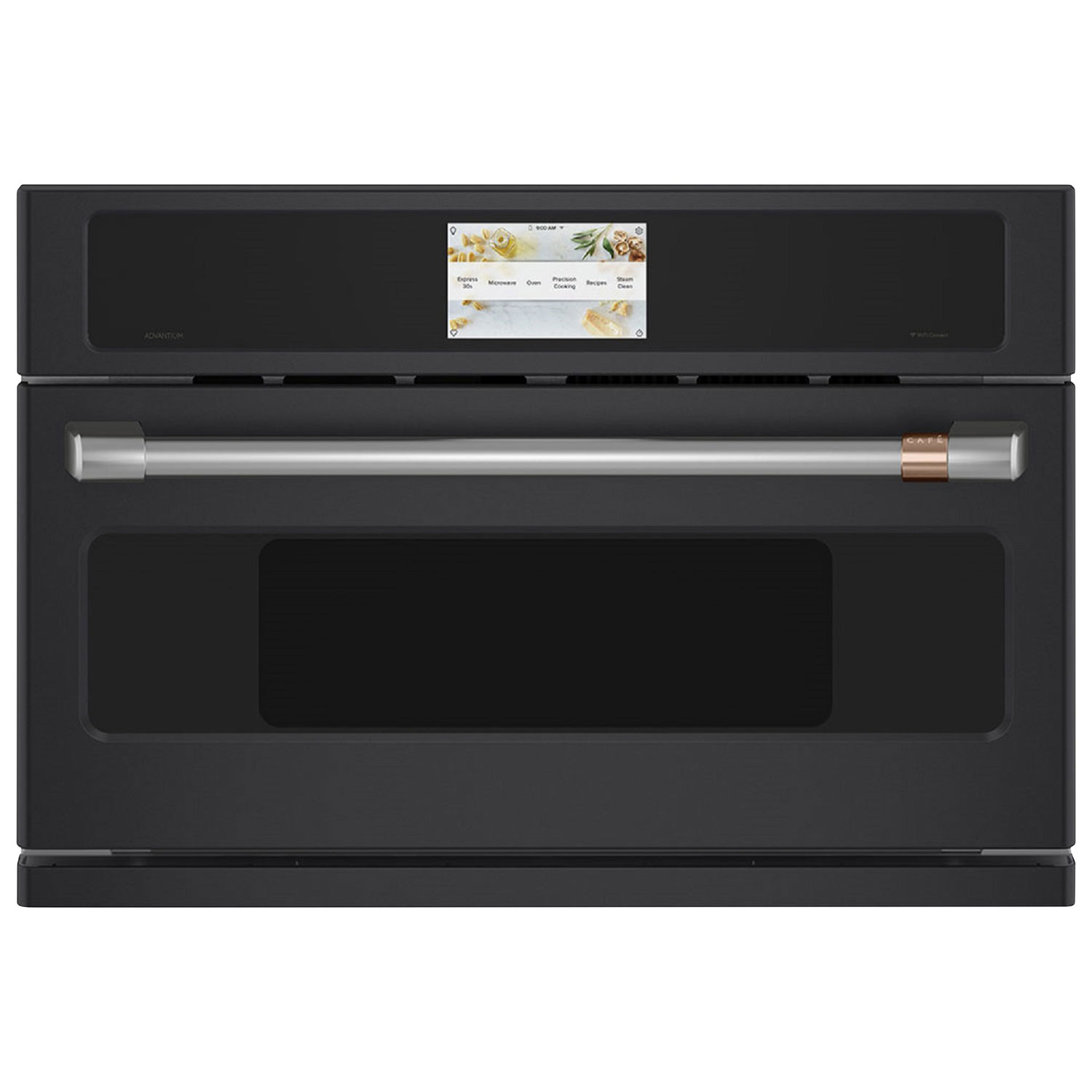 Cafe 30" 1.7 Cu. Ft. Speed Electric Wall Oven (CSB913P3VD1) - Black