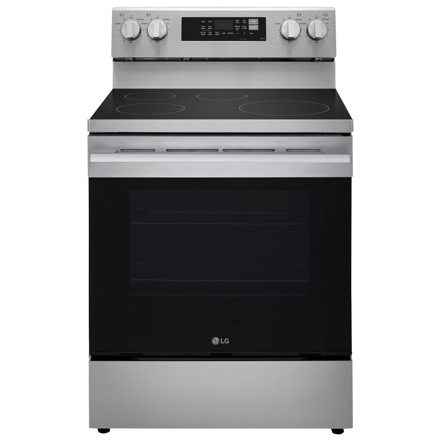 LG 30" 6.3 Cu. Ft. True Convection Freestanding Induction Air Fry Range - Stainless Steel