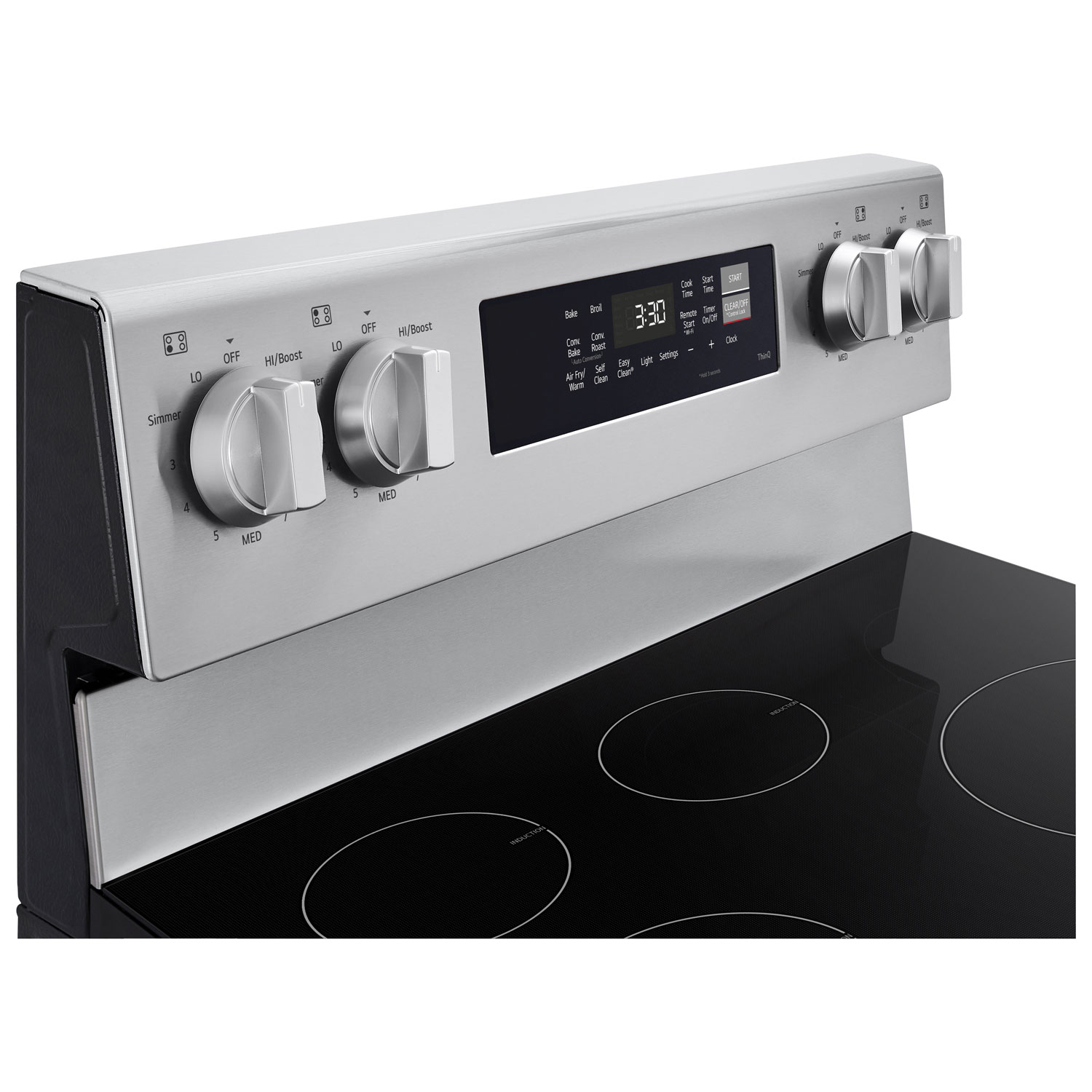 LG 30" 6.3 Cu. Ft. True Convection Freestanding Induction Air Fry Range - Stainless Steel