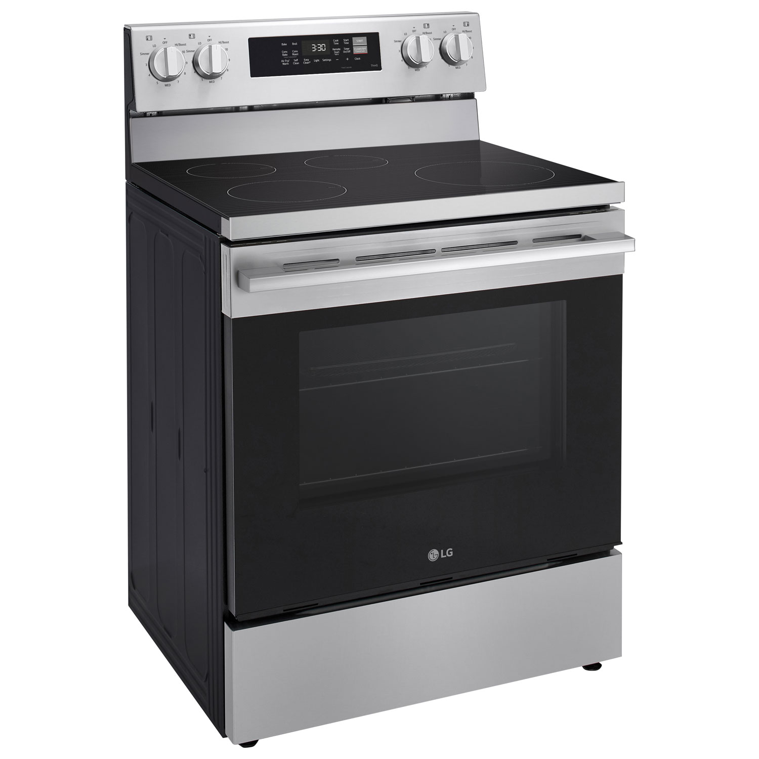 LG 30" 6.3 Cu. Ft. True Convection Freestanding Induction Air Fry Range - Stainless Steel