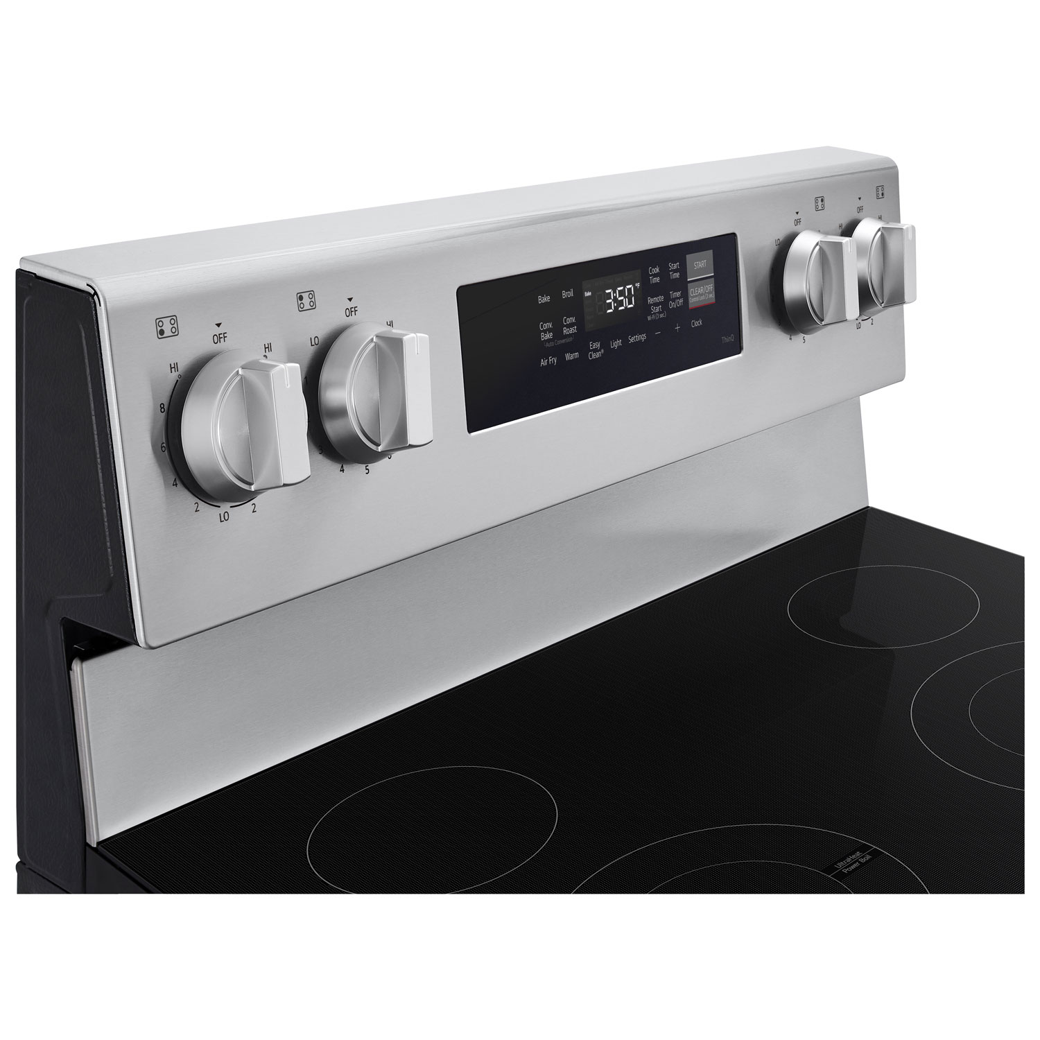 LG 30" 6.3 Cu. Ft. True Convection Freestanding Smooth Top Air Fry Range - Stainless Steel