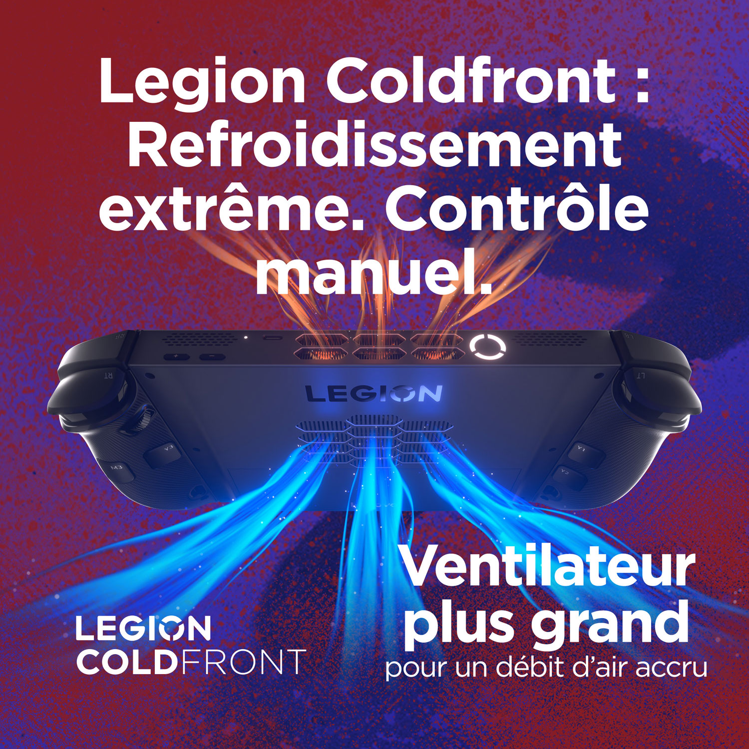 Console de jeu tactile WUXGA de 8,8 po Legion Go 2 de Lenovo - Noir éclipse